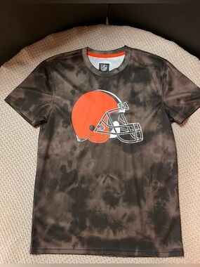NFL Cleveland Browns Brown Tie-Dye Tee size M